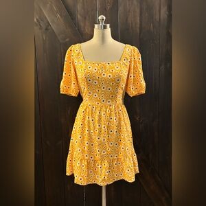 Bebop Floral Yellow Dress